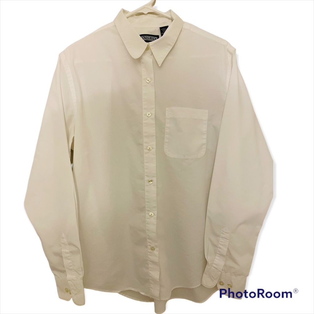 White Button Down Shirt for Layering